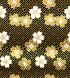 sakura geometric flower japanese chinese design vector seamless pattern