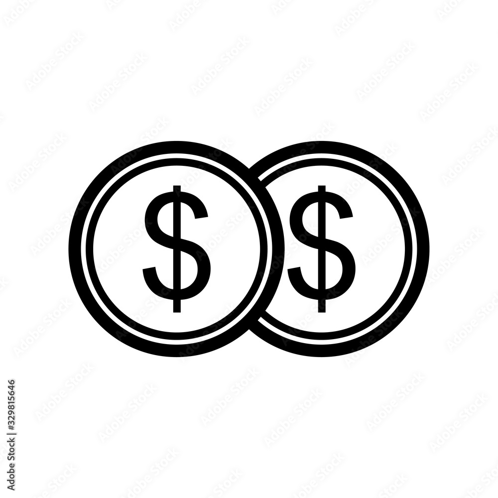 money coin icon collection, trendy style money coin icon collection, trendy style