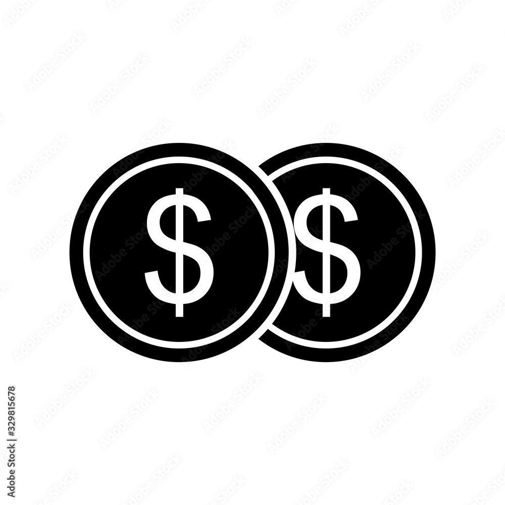 money coin icon collection, trendy style money coin icon collection, trendy style