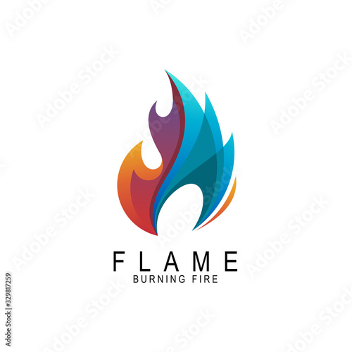 Fire logo ,Logo and Abstract web Icon and fire vector identity symbol. Modern logotype icon