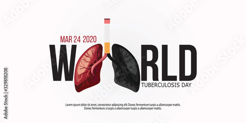Vector illustration of World Tuberculosis Day.