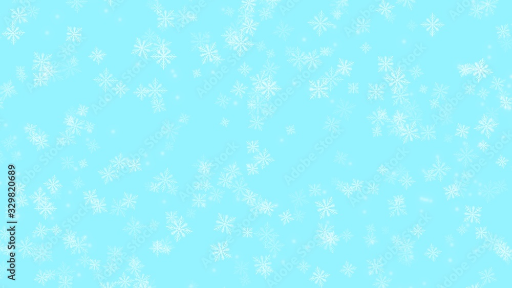 abstract background with snowflakes