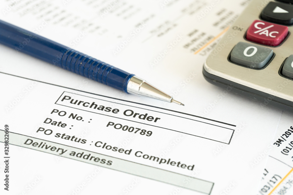Purchase business financial order document contract sign Purchase business financial order document contract sign
