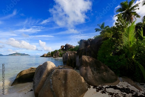 Les rochers de l'Anse Source d'Argent, La Digue, Seychelles