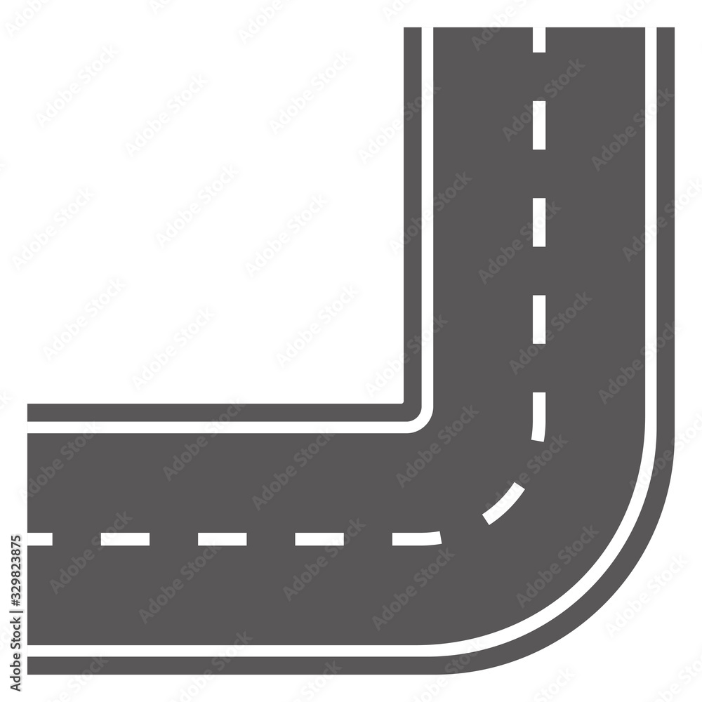 Obraz premium 曲がり道