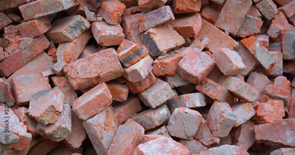 Pile of Old, Clay Brick Rejects Pile of Old, Clay Brick Rejects