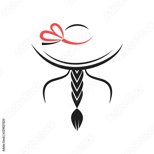 Woman in the hat