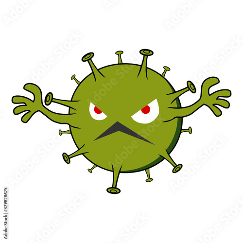 Coronavirus 2019-nCoV icon. Ilustration vector graphic of virus or Corona virus. Novel Coronavirus 2019-nCoV.