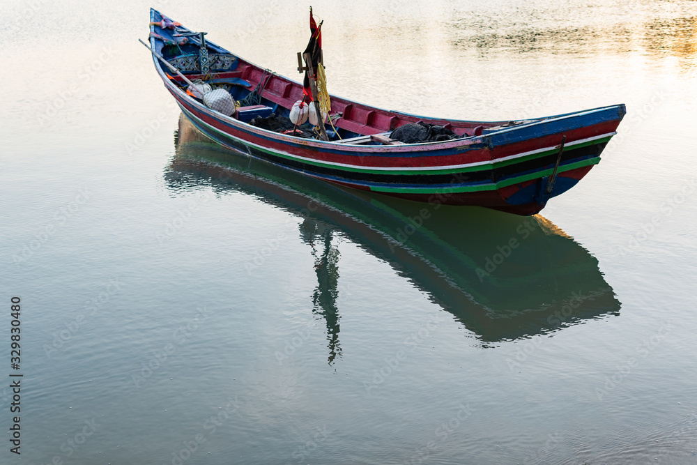 old fishing boat in thailand