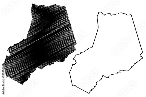 Adazi Municipality (Republic of Latvia, Administrative divisions of Latvia, Municipalities and their territorial units) map vector illustration, scribble sketch Adazi map photo