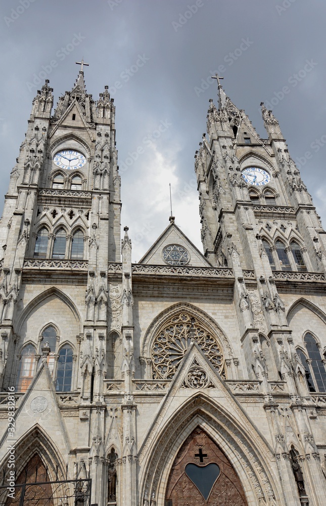 Fototapeta premium cathedral in quito, ecuador