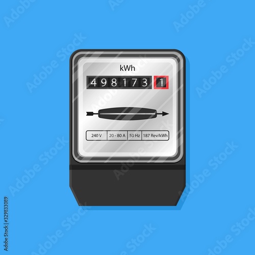 watt hour meter  electric power  logging residence bill price 