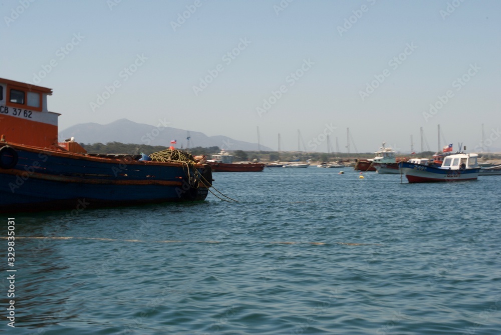 Obraz premium barcos