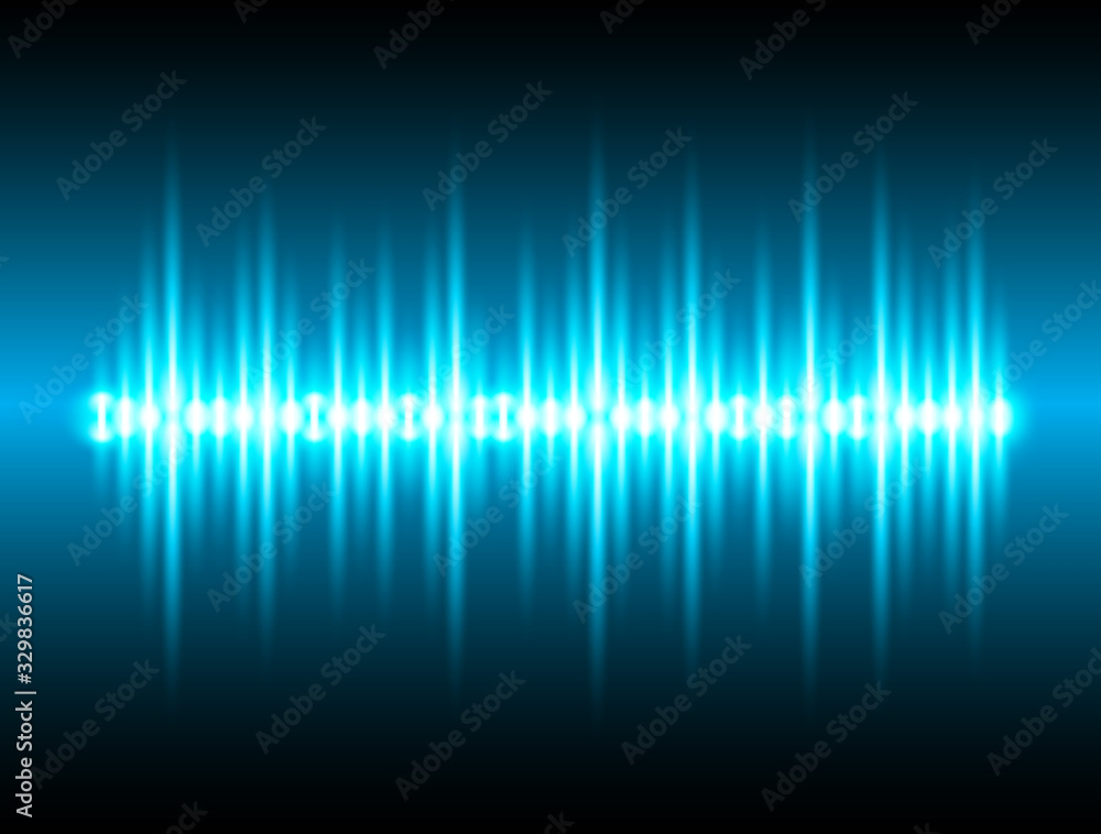 Sound waves oscillating dark light Sound waves oscillating dark light