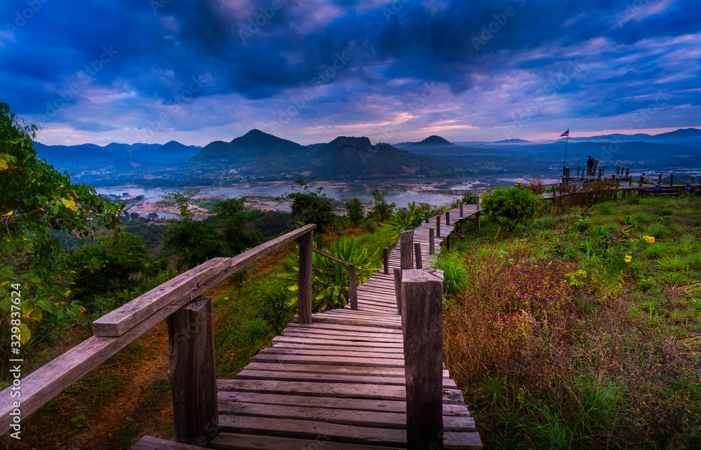 Phu Lum Duan. The mountains in Pak Chom District, Loei Province have beautiful scenery.. Phu Lum Duan. The mountains in Pak Chom District, Loei Province have beautiful scenery..