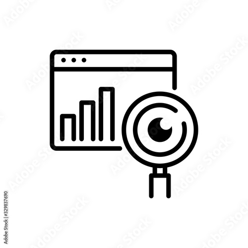 Report vector vector Icon Line Style Illustration 