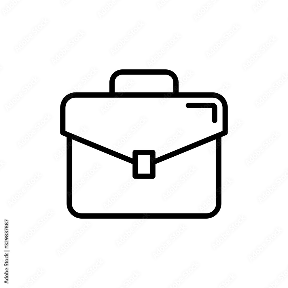 Portfolio bag vector Icon Line Style Illustration Portfolio bag vector Icon Line Style Illustration