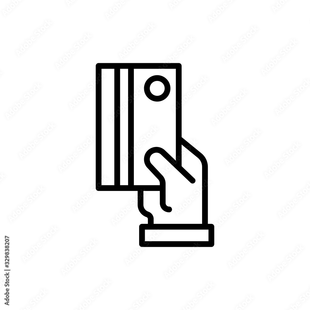 Credit Card vector Icon Line Style Illustration Credit Card vector Icon Line Style Illustration