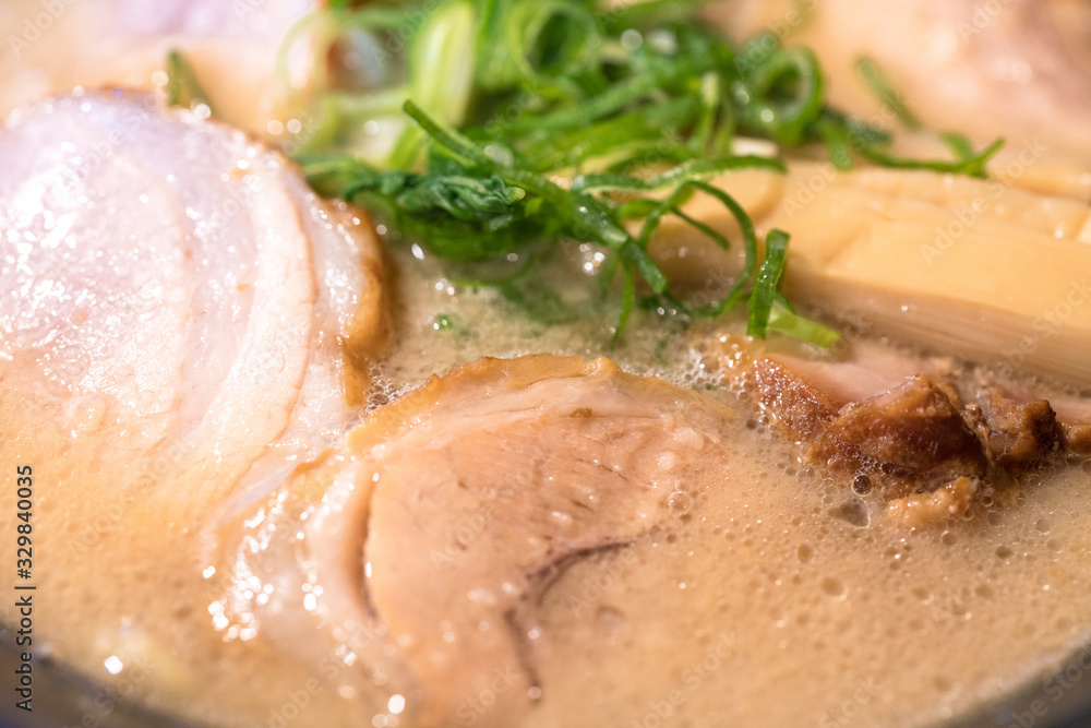 Delicious ramen in Tokyo, Japan. japanese ramen noodle with pork. Delicious ramen in Tokyo, Japan. japanese ramen noodle with pork.