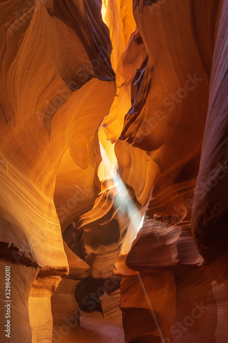 Catching some light rays inside antelope canyon