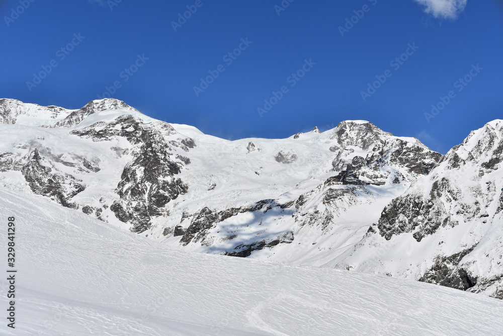 Mountain landscape in Aosta Valley