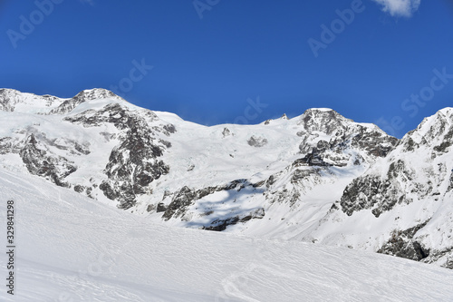 Mountain landscape in Aosta Valley