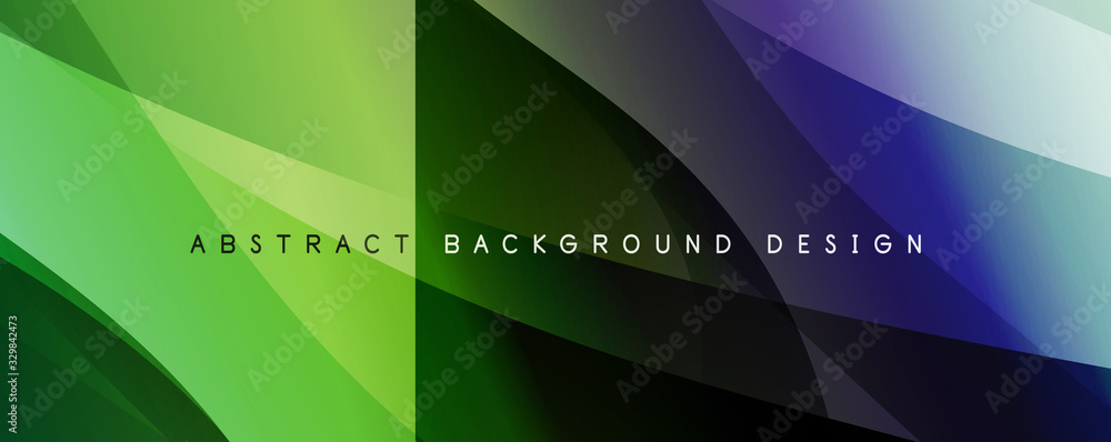 Wave liquid style lines with shadows and light on gradient background Wave liquid style lines with shadows and light on gradient background