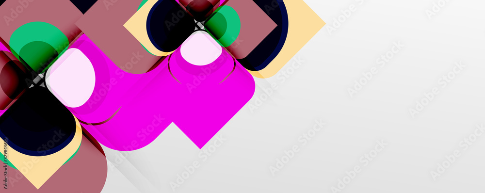 Abstract background - geometric cut paper design flower or square shape composition. Vector Illustration For Wallpaper, Banner, Background, Card, Book Illustration, landing page Abstract background - geometric cut paper design flower or square shape composition. Vector Illustration For Wallpaper, Banner, Background, Card, Book Illustration, landing page