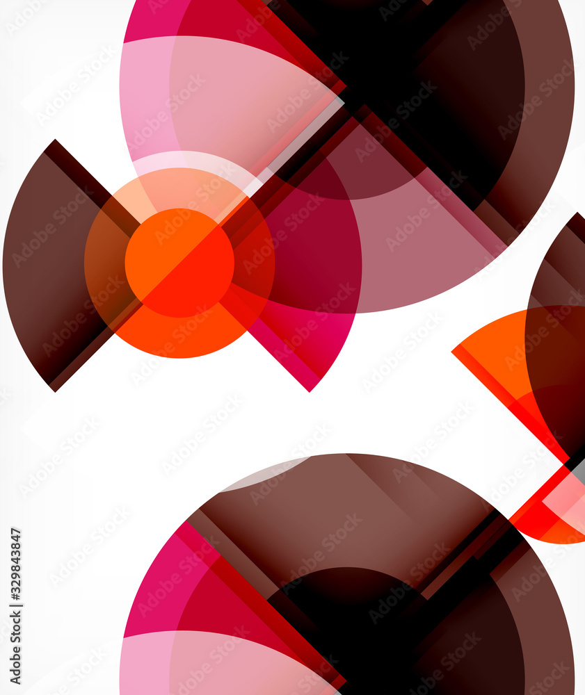 Abstract background, circle and triangle design round shapes overlapping. Geometric trendy template. Vector Illustration For Wallpaper, Banner, Background, Card, Book Illustration, landing page Abstract background, circle and triangle design round shapes overlapping. Geometric trendy template. Vector Illustration For Wallpaper, Banner, Background, Card, Book Illustration, landing page