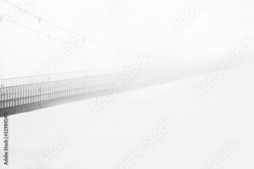 Foot Bridge Fog photo