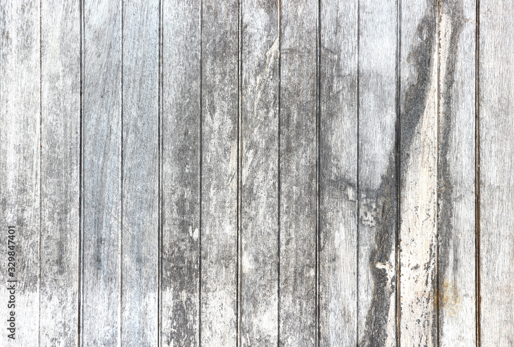 texture of the old white wooden wall 