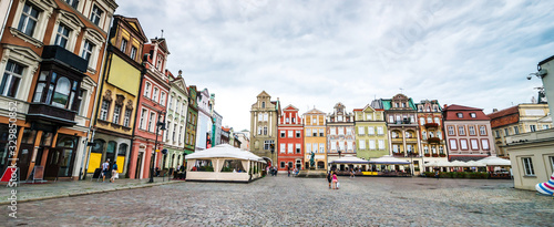 Central Market Square in Poznan, Poland