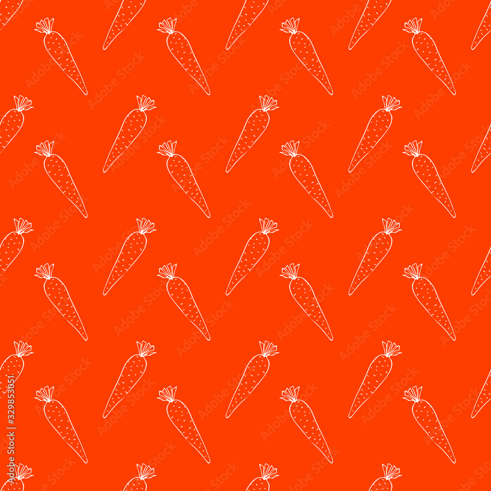 Hand drawn vegetables doodle set. Seamless pattern. Vector illustration. Hand drawn vegetables doodle set. Seamless pattern. Vector illustration.