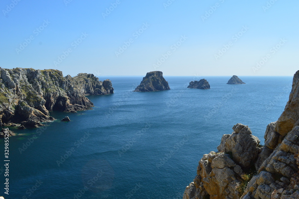 Naklejka premium crozon finistère bretagne