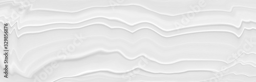 Fototapeta Naklejka Na Ścianę i Meble -  White background 3 d with elements of waves in a fantastic abstract design, the texture of the lines in a modern style for wallpaper. Light gray template for wedding ceremony or business presentation.