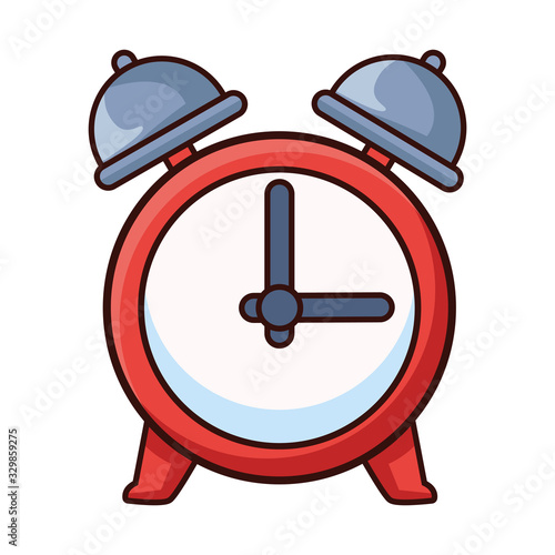 alarm time clock isolated icon