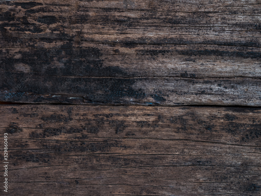 Naklejka premium Vintage wood texture for background and wallpaper. Rough wooden surface for rustic theme backdrop design.