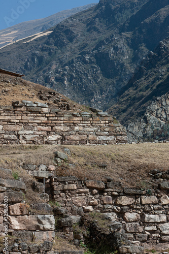 Chavin Andes Peru. Pre-Columbian civilization. Chavín de Huantar. 