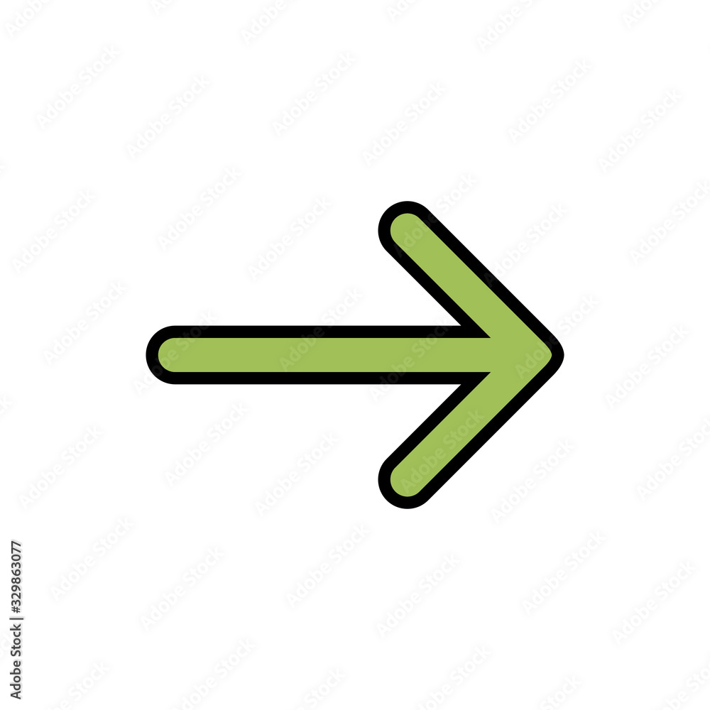 Arrow icon isolated on white background. Arrow symbol. Arrow vector icon Arrow icon isolated on white background. Arrow symbol. Arrow vector icon