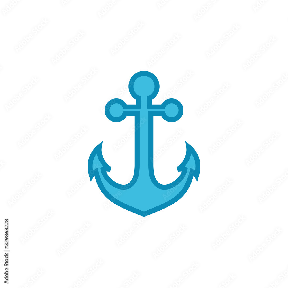 Anchor icon isolated on white background.Anchor symbol logo. Anchor marine icon. Anchor icon isolated on white background.Anchor symbol logo. Anchor marine icon.