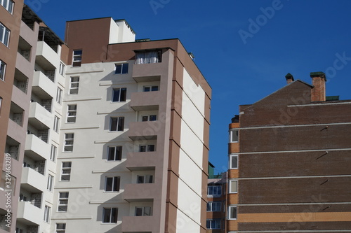 Valokuva Facade of a multi-storey building. Fragment