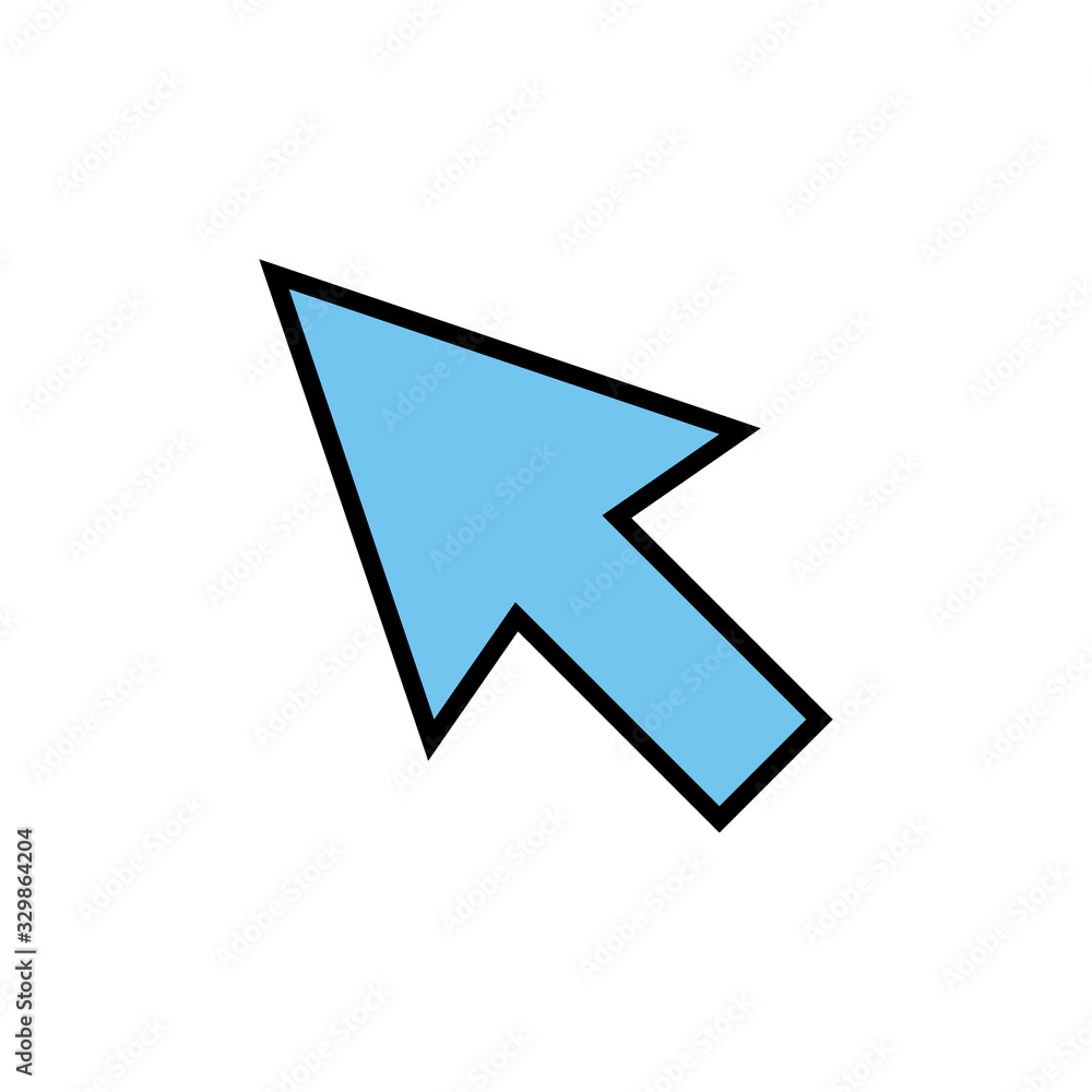 Click icon isolated on white background. Cursor icon. Computer mouse click cursor black arrow icons Click icon isolated on white background. Cursor icon. Computer mouse click cursor black arrow icons