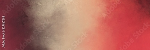 moderate red, old mauve and tan color background with space for text or image. vintage texture, distressed old textured painted design. can be used as horizontal background graphic