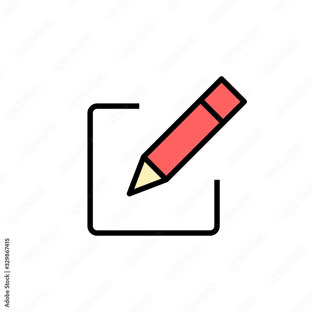 Edit icon isolated on white background. Pencil icon. sign up Icon vector Edit icon isolated on white background. Pencil icon. sign up Icon vector