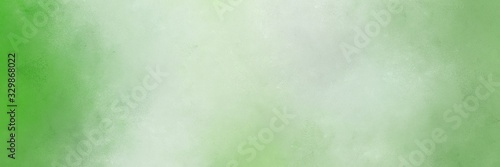 abstract painting background graphic with pastel gray, moderate green and dark sea green colors and space for text or image. can be used as horizontal header or banner orientation