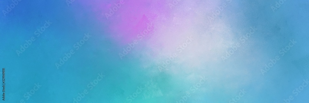 vintage abstract painted background with steel blue, light steel blue and light pastel purple colors and space for text or image. can be used as horizontal background texture