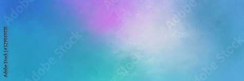 vintage abstract painted background with steel blue, light steel blue and light pastel purple colors and space for text or image. can be used as horizontal background texture