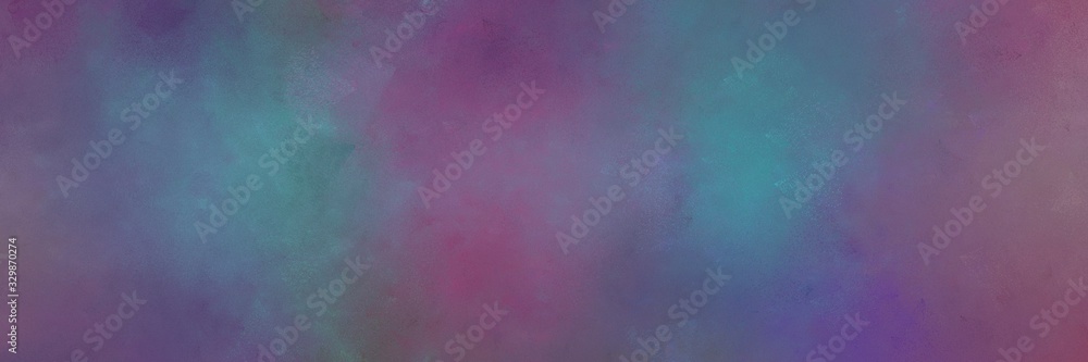 abstract painting background texture with old lavender, antique fuchsia and cadet blue colors and space for text or image. can be used as horizontal background graphic