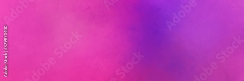 mulberry , dark orchid and medium orchid colored vintage abstract painted background with space for text or image. can be used as horizontal header or banner orientation