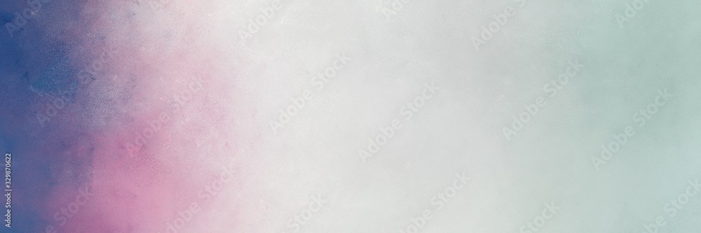 abstract painting background graphic with light gray, dark slate blue and antique fuchsia colors and space for text or image. can be used as horizontal background texture